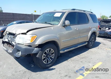 2005 Toyota Sequoia Sr5 V8 из США, поврежденный, VIN 5TDBT44A55S243995